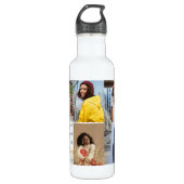 Ontwerp je eigen 5 fotocollage waterfles (Voorkant)