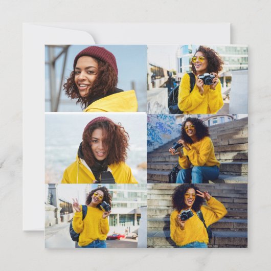 Ontwerp je eigen 6 fotocollage (Voorkant)