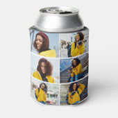 Ontwerp je eigen 6 fotocollage blikjeskoeler (Blikje Achterkant)