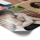 Ontwerp je eigen 6 fotocollage foto afdruk (Hoek)