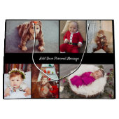 Ontwerp je eigen 6 fotocollage groot cadeauzakje (Voorkant)