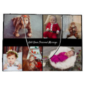 Ontwerp je eigen 6 fotocollage groot cadeauzakje (Achterkant)