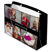 Ontwerp je eigen 6 fotocollage groot cadeauzakje (Achterkant Gekanteld)