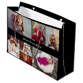 Ontwerp je eigen 6 fotocollage groot cadeauzakje (Voorkant Gekanteld)