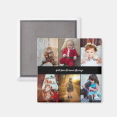 Ontwerp je eigen 6 fotocollage magneet (Voorkant / Achterkant)