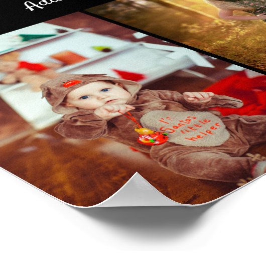 Ontwerp je eigen 6 fotocollage poster (Hoek)