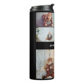 Ontwerp je eigen 6 fotocollage thermosbeker (Gedraaid links)