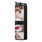 Ontwerp je eigen 6 fotocollage thermosbeker (Geroteerd rechts)