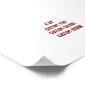 Ontwerp Je Eigen 6"x4" Mat Poster (Hoek)