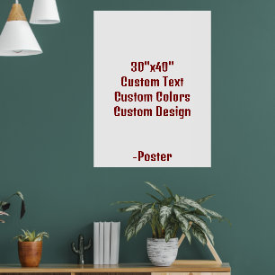Ontwerp Je Eigen 76x102cm Mat Poster