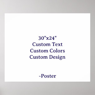 Ontwerp Je Eigen 76x61cm Mat Poster