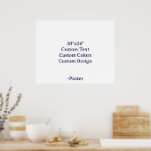 Ontwerp Je Eigen 76x61cm Mat Poster (Keuken)