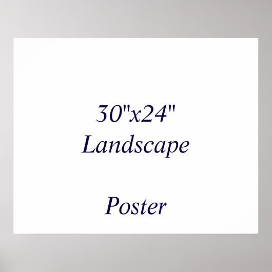 Ontwerp Je Eigen 76x61cm Poster (Voorkant)