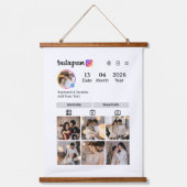Ontwerp Je Eigen 7 Foto Collage Hangend Wandkleed (Voorkant)