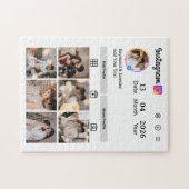Ontwerp Je Eigen 7 Foto Collage Legpuzzel (Horizontaal)