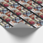 Ontwerp je eigen 7 fotocollage cadeaupapier (Hoek)