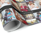 Ontwerp je eigen 7 fotocollage cadeaupapier (Rol Hoek)