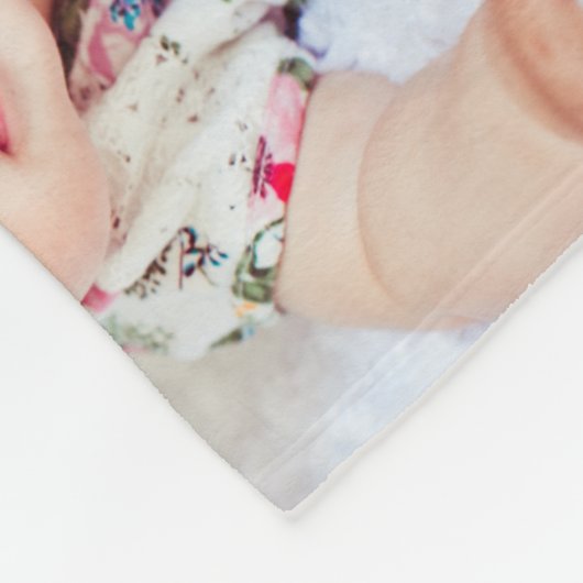 Ontwerp je eigen 7 fotocollage fleece deken (Hoek)