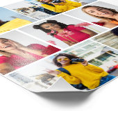 Ontwerp je eigen 7 fotocollage foto afdruk (Hoek)