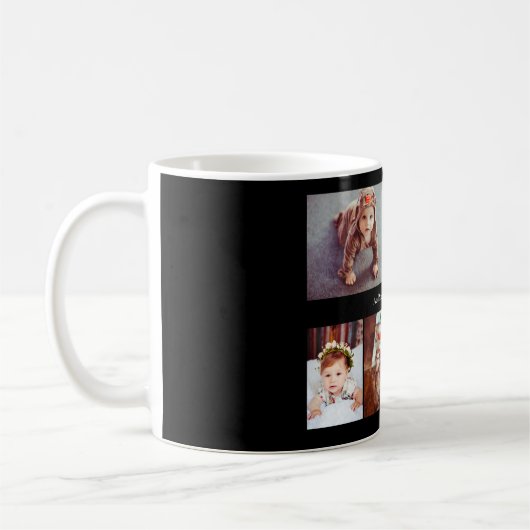 Ontwerp je eigen 7 fotocollage koffiemok (Links)