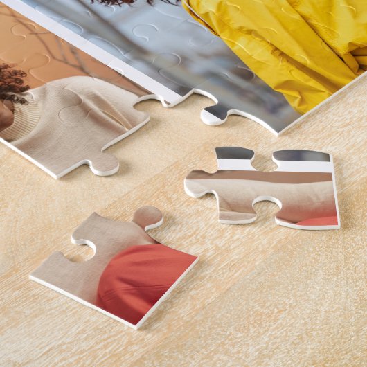 Ontwerp je eigen 7 fotocollage legpuzzel (Zijkant)