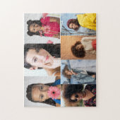 Ontwerp je eigen 7 fotocollage legpuzzel (Verticaal)