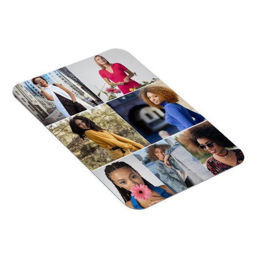 Ontwerp je eigen 7 fotocollage magneet (Rechterzijde)