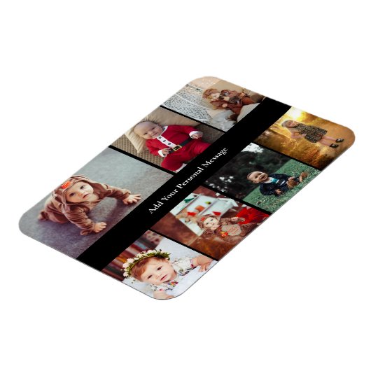 Ontwerp je eigen 7 fotocollage magneet (Linkerzijde)