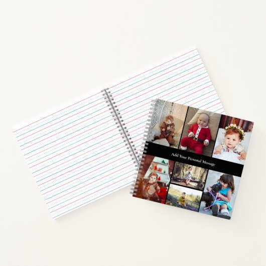 Ontwerp je eigen 7 fotocollage notitieboek (Binnen)