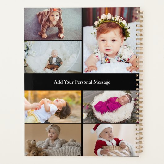 Ontwerp je eigen 7 fotocollage planner (Achterkant)