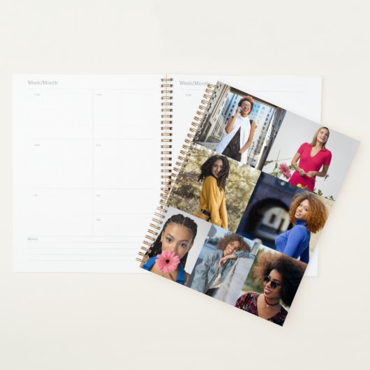 Ontwerp je eigen 7 fotocollage planner (Display)
