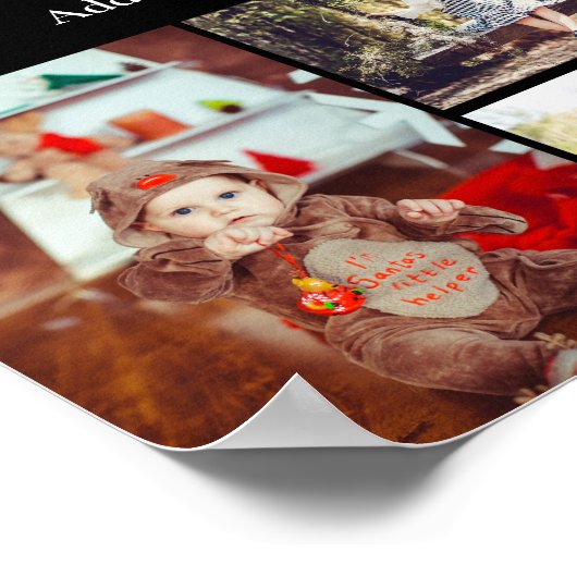 Ontwerp je eigen 7 fotocollage poster (Hoek)