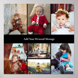 Ontwerp je eigen 7 fotocollage poster