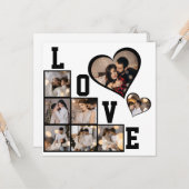 Ontwerp Je Eigen 8 Foto Collage Kaart (Voorkant / Achterkant in situ)