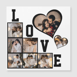 Ontwerp Je Eigen 8 Foto Collage Magnetische Uitnodiging