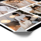 Ontwerp Je Eigen 8 Foto Collage Poster (Hoek)