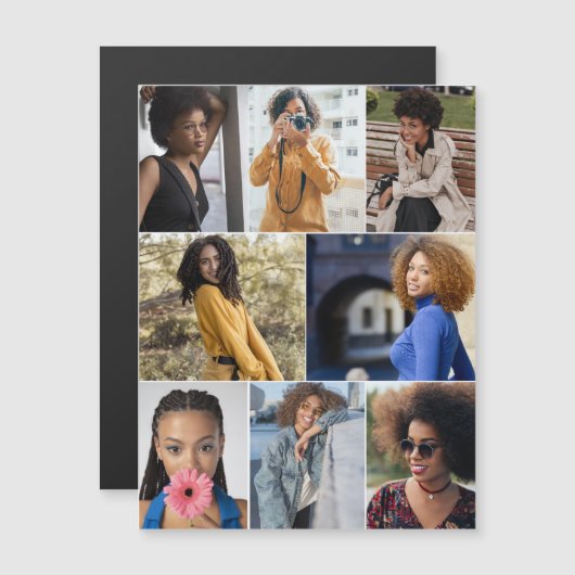 Ontwerp je eigen 8 fotocollage (Voorkant / Achterkant)