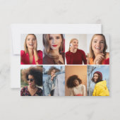 Ontwerp je eigen 8 fotocollage aankondiging (Voorkant)