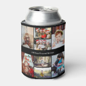 Ontwerp je eigen 8 fotocollage blikjeskoeler (Blikje Voorkant)