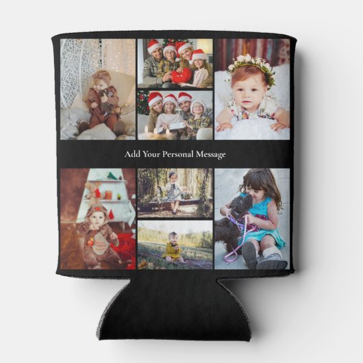 Ontwerp je eigen 8 fotocollage blikjeskoeler (Achterkant)