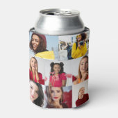 Ontwerp je eigen 8 fotocollage blikjeskoeler (Blikje Voorkant)