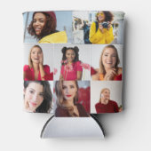 Ontwerp je eigen 8 fotocollage blikjeskoeler (Voorkant)