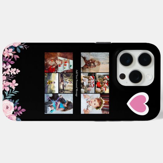 Ontwerp je eigen 8 fotocollage Case-Mate iPhone case (Achterkant (horizontaal))