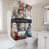 Ontwerp je eigen 8 fotocollage douchegordijn (In situ)