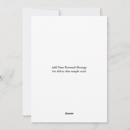 Ontwerp je eigen 8 fotocollage feestdagenkaart (Achterkant)