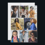 Ontwerp je eigen 8 fotocollage feestdagenkaart<br><div class="desc">Pas uw eigen persoonlijke fotografie aan. Je kunt dit aangepaste product maken voor speciale gelegenheden zoals bruiloften,  verjaardagen,  Kerstmis,  Feestdagen,  gedenktekens,  Afstuderen,  Jubilea en nog veel meer. Het kan ook worden gegeven als cadeau aan je beste vriend,  goede vriend,  familie en familie.</div>