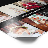 Ontwerp je eigen 8 fotocollage foto afdruk (Hoek)