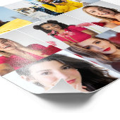 Ontwerp je eigen 8 fotocollage foto afdruk (Hoek)