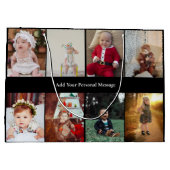 Ontwerp je eigen 8 fotocollage groot cadeauzakje (Achterkant)