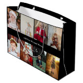 Ontwerp je eigen 8 fotocollage groot cadeauzakje (Achterkant Gekanteld)